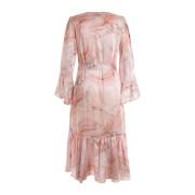 Robe portefeuille froissée femme Guess Maddalena