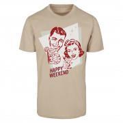 T-shirt femme Mister Tee happy weekend