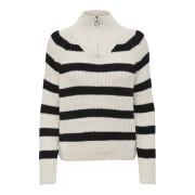 Pull zippé col montant femme Only Leise