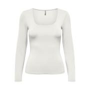 T-shirt manches longues femme Only Lea 2-way
