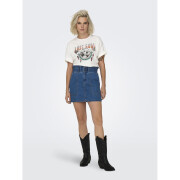 T-shirt femme Only Lucy Life