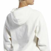Sweatshirt à capuche en polaire à teinture naturel femme Reebok Classics