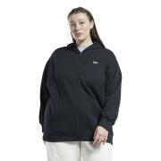 Sweatshirt à capuche zippé oversize femme Reebok Classics GT
