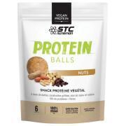  Présentoir de 8 sachets de 6 balles de protéines STC Nutrition nuts