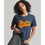 T-shirt femme Superdry Vintage Script Style College