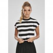 T-shirt femme Urban Classics stripe short