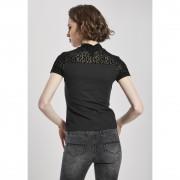 T-shirt femme Urban Classics flock lace turtleneck
