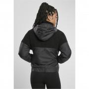 Polaire femme Urban Classics sherpa mix pull over