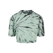 T-shirt femme grandes tailles Urban Classics oversized cropped tie dye
