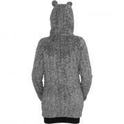 Sweatshirt à capuche femme Urban Classic teddy zip