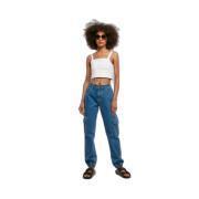 Pantalon cargo femme Urban Classics Organic Stretch Denim