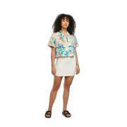 Chemise à manches courtes femme Urban Classics AOP Satin Resort GT