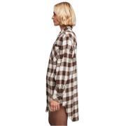 Robe chemise oversize en flanelle à carreaux femme Urban Classics