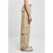 Pantalon cargo nylon large froissé femme Urban Classics