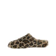 Chaussons à motif léopard femme Victoria Norte