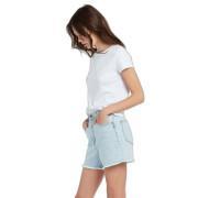 Short jeans taille haute femme Volcom Stn Step